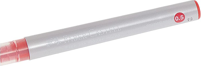 LEC ROLLER DOCUMENTE FABER-CASTELL FREE INK 0.5MM ROSU FC348503 [4]