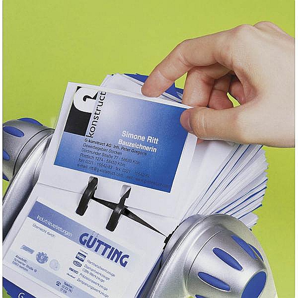 Suport Rotativ carti de vizita, ROLODEX, 400 carti de vizita, negru DB241701 [5]