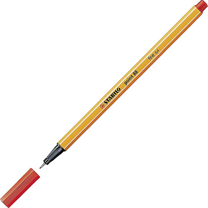 STABILO LINER POINT 88 0.4MM ROSU DESCHIS 88/48 0358848A [2]
