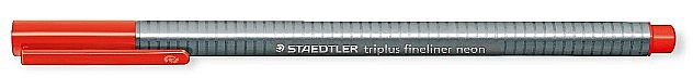 GRI FINELINER STAEDTLER 334-201 ROSU NEON 0.3 mm [1]