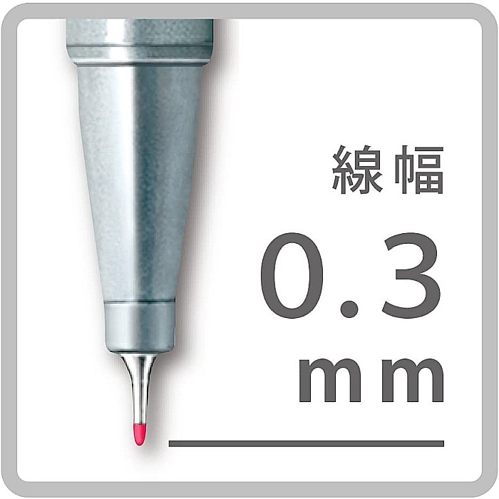 GRI FINELINER STAEDTLER 334-201 ROSU NEON 0.3 mm [5]