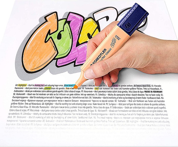 GRI TEXTMARKER STAEDTLER 364CWP6 6/SET PASTEL [4]