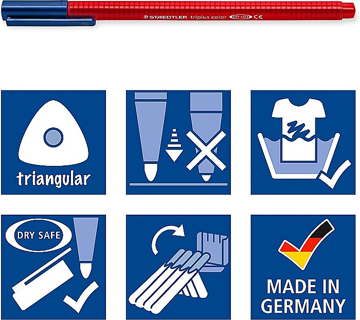 GRI CARIOCI STAEDTLER TRIPLUS  6/SET LAMA 1.0mm ST-323-SB6CS9 [5]