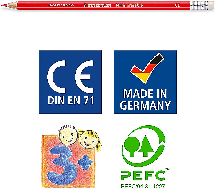 GRI CREIOANE COLORATE 12/SET CU RADIERA STAEDTLER 14450NC12 [5]