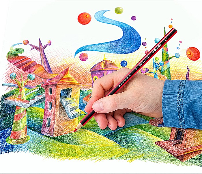 GRI CREIOANE COLORATE 12/SET STAEDTLER NORIS WOPEX 185C12 [4]