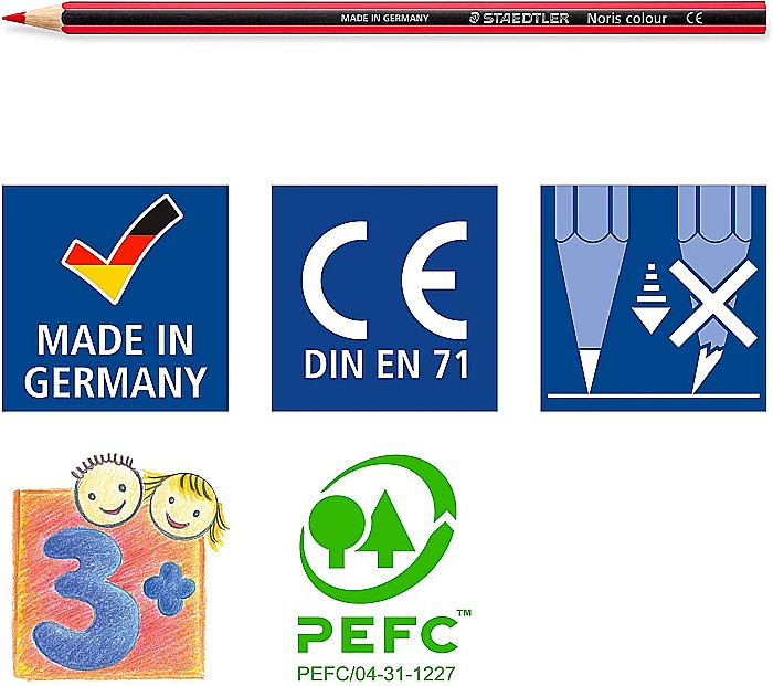 GRI CREIOANE COLORATE 12/SET STAEDTLER NORIS WOPEX 185C12 [5]