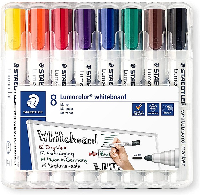 GRI MARKER STAEDTLER WHITEBOARD 8/SET 351WP8 [1]