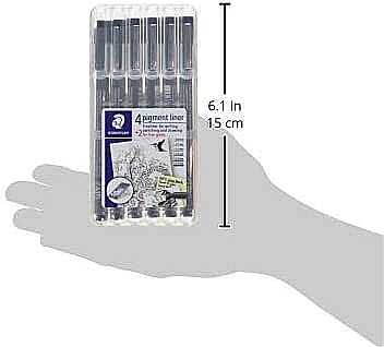 GRI FINELINER STAEDTLER PIGMENT 4+2 308SB6P [8]