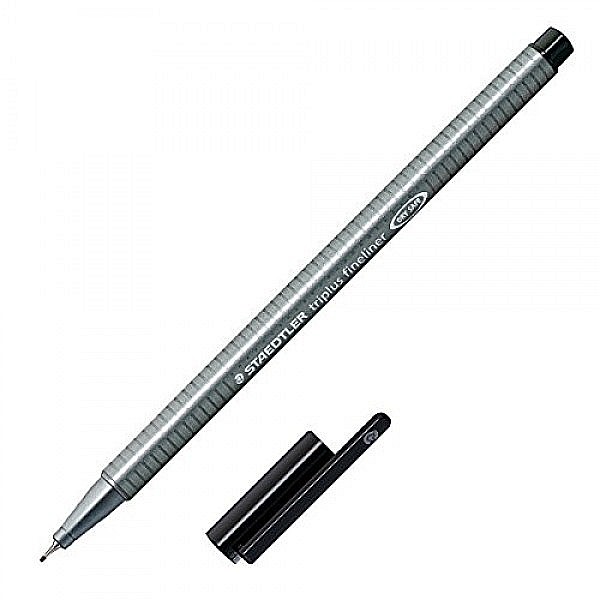 GRI FINELINER STAEDTLER 334-9 NEGRU 0.3 MM [4]
