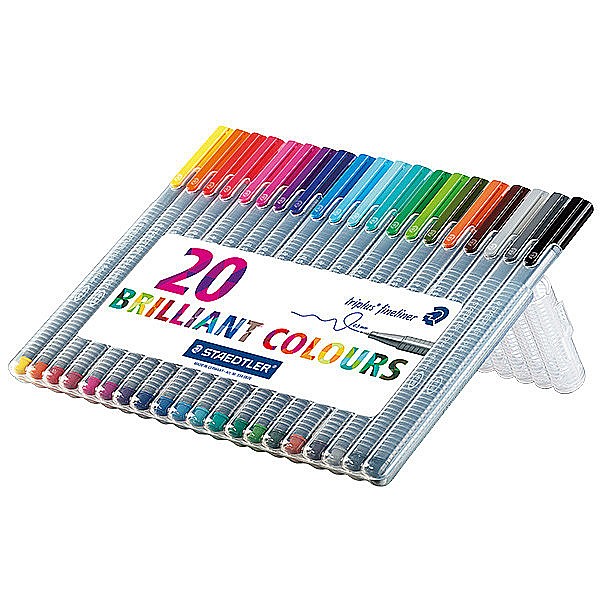 GRI SET FINELINERE STAEDTLER TRIPLUS 0.3 MM 20/SET 334SB20 [5]