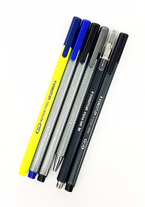 GRI SET INSTRUMENTE STAEDTLER TRIPLUS 6/SET BLACK BOX 34SB6B [4]