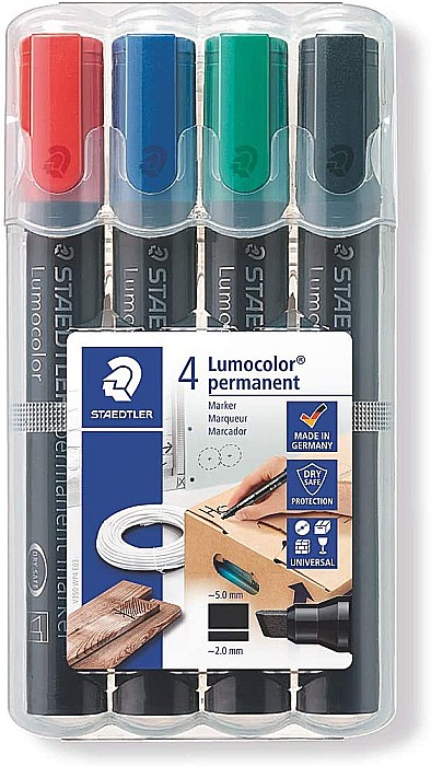 GRI MARKER STAEDTLER 350WP4 4/SET [1]