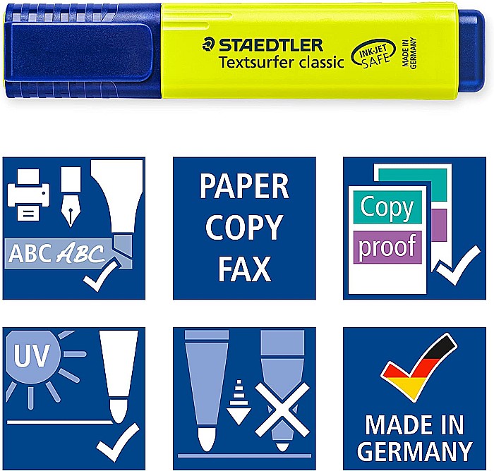 GRI TEXTMARKER STAEDTLER 6+2/SET 364AWP8 [5]