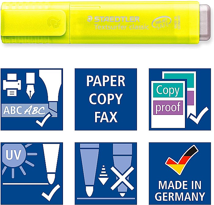 GRI TEXTMARKER STAEDTLER 364PWP8 8/SET [5]