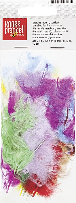 KP PENE DECOR MARABOU 5CM 15/SET CULORI ASORTATE 6619991 [2]
