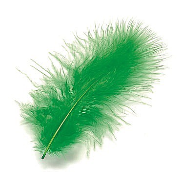 KP PENE DECOR MARABOU 10CM 15/SET VERDE 6619440 [1]