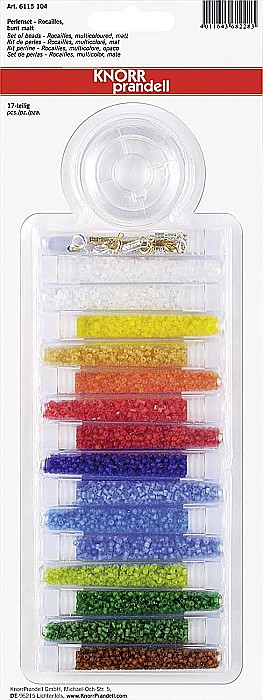 KP KIT MARGELE STICLA 2.5MM DIVERSE CULORI MATE 6115104 [2]