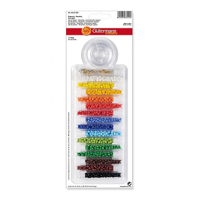 KP KIT MARGELE STICLA 2.5MM DIVERSE CULORI MATE 6115103 [1]