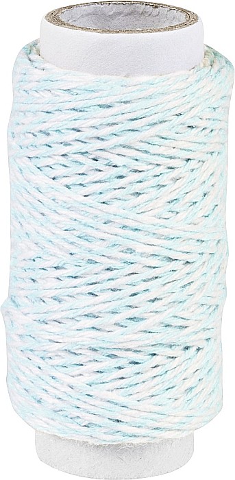 KP SFOARA BUMBAC 1MM*20M ALB-TURQUOISE 62660014 [1]