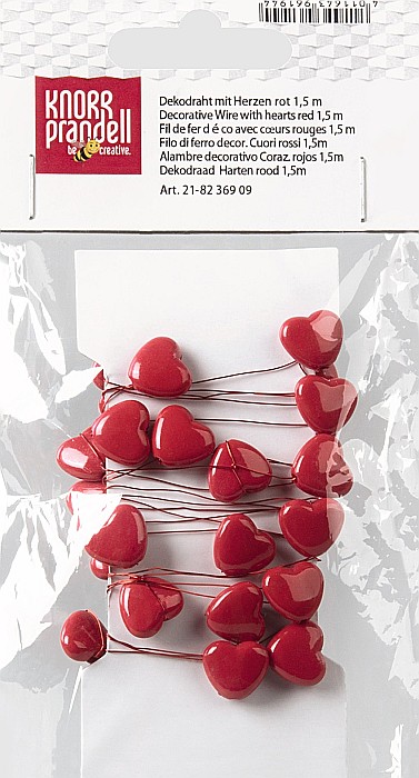 KP SARMA DECORATIVA CU INIMIOARE ROSII 1.5M 8236909 [1]