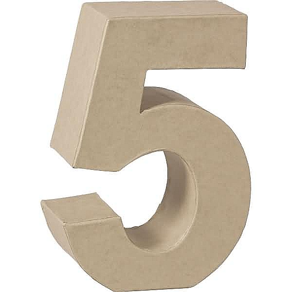 KP CIFRA PAPIER MACHE 17.5CM 19293135 - 5 [1]