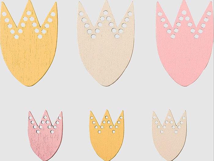 KP DECORATIUNI LEMN 54/SET LALELE 8001302 [1]