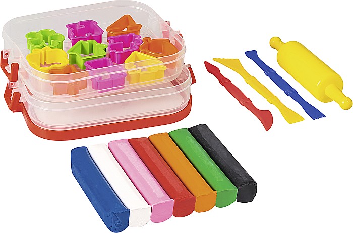 BR SET CREATIV PLASTILINA MODELAJ 380GR IN CUTIE PLASTIC 2151125 [1]