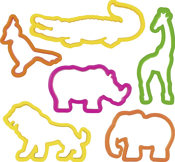 KP FORME MODELAJ PLASTILINA 6 PIESE ZOO 2151142 [1]