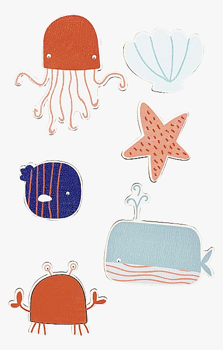 KP STICKER DECOR LEMN 2.5-5CM ANIMALE MARINE 8001321 [1]