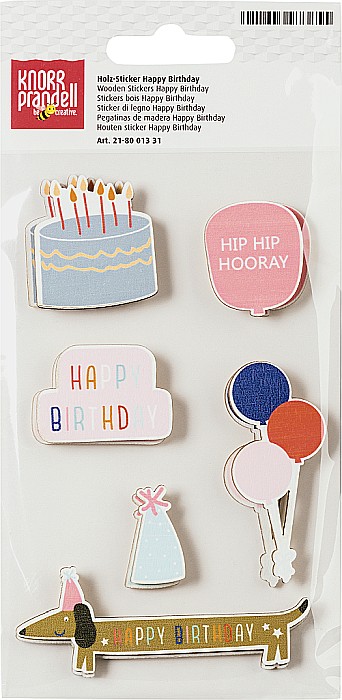 KP STICKER DECOR LEMN 1.5-8CM HAPPY BIRTHDAY 8001331 [2]