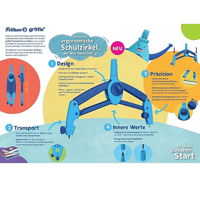 HE COMPAS SCOLAR GRIFFIX ALBASTRU 700818 [3]