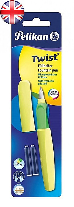HE STILOU PELIKAN TWIST 807326 GALBEN NEON [1]