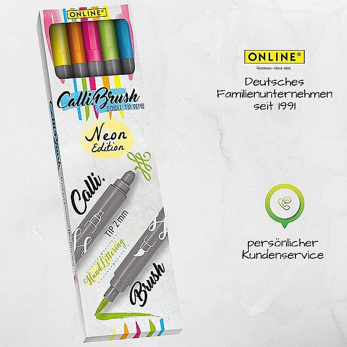 ONLINE CARIOCA TIP PENSULA 2 CAPETE CALLI.BRUSH NEON 5/SET 19078 [6]