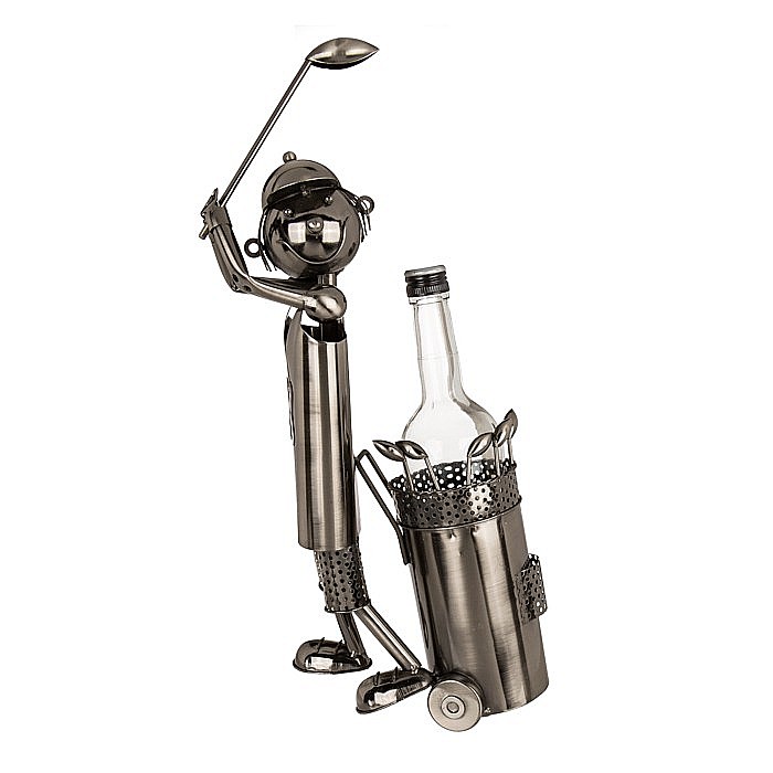 BLU SUPORT METALIC PENTRU STICLE 42*26CM JUCATOR DE GOLF 71/3097 [2]