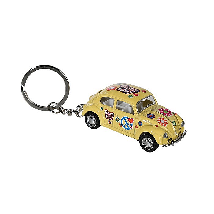 BLU BRELOC CHEI 6.5CM VW BEETLE 1967 - FLOWER POWER 56/0097 [3]