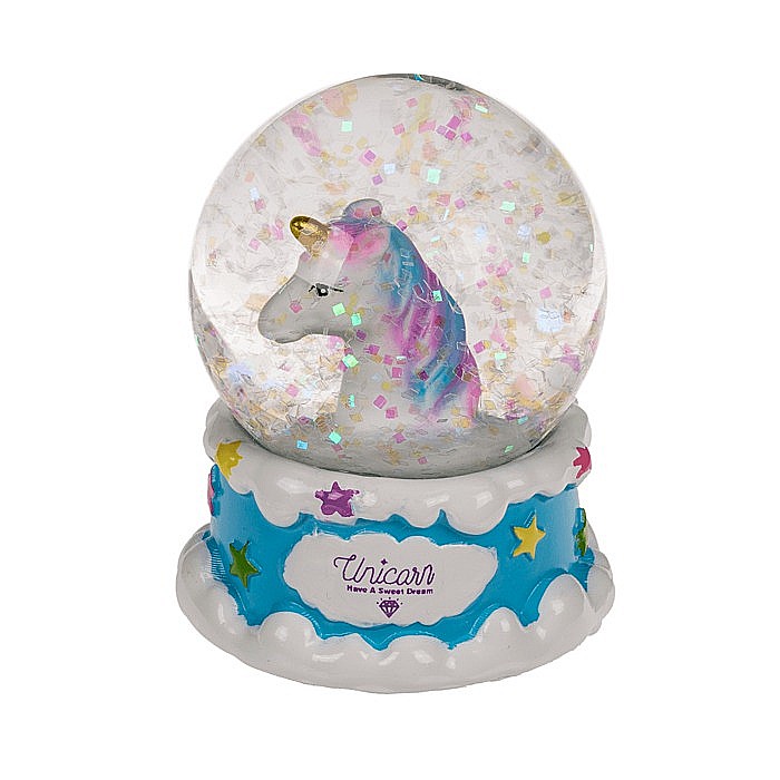 BLU GLOB DECORATIV GLITTER 6*4.5CM UNICORN 190361 [3]