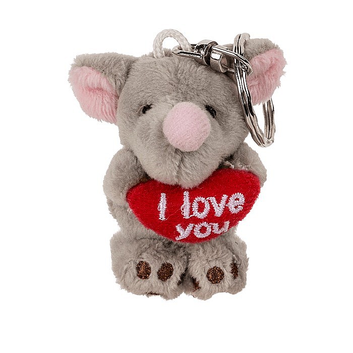 BLU BRELOC METALIC JUCARII PLUSH 6CM I LOVE YOU DIVERSE MODELE 63/0096 [3]
