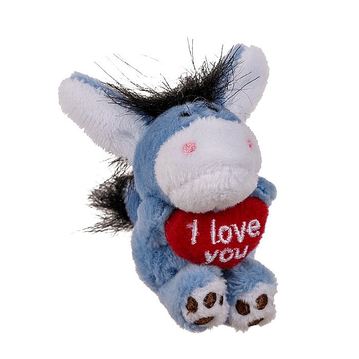 BLU BRELOC METALIC JUCARII PLUSH 6CM I LOVE YOU DIVERSE MODELE 63/0096 [4]