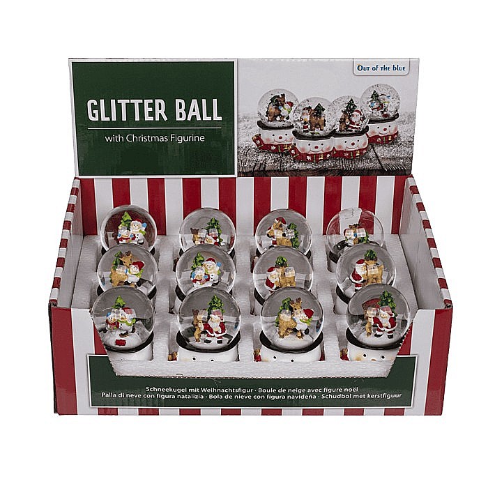 BLU GLOB DECORATIV DIN STICLA 5.2*6.5CM CRACIUN 950142 [2]