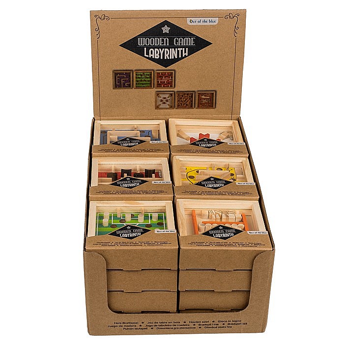 BLU JOC DIN LEMN 9*9CM LABIRINT DIVERSE MODELE 76/6178 [2]