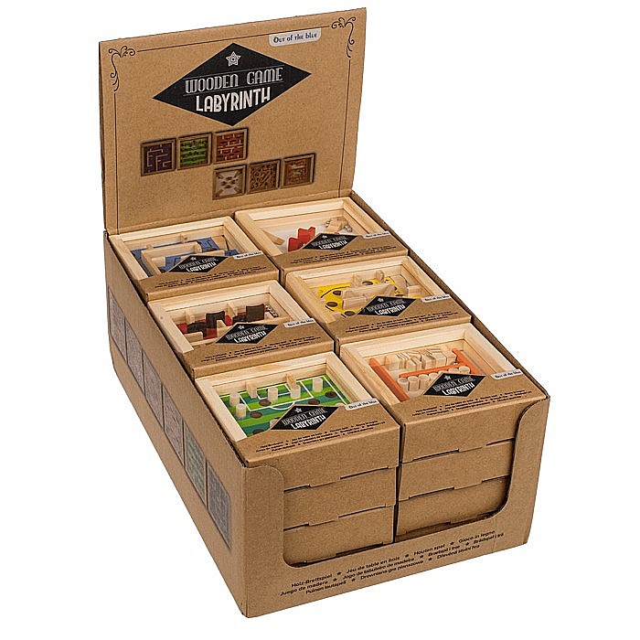 BLU JOC DIN LEMN 9*9CM LABIRINT DIVERSE MODELE 76/6178 [3]