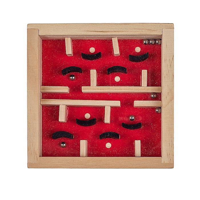 BLU JOC DIN LEMN 9*9CM LABIRINT DIVERSE MODELE 76/6178 [9]