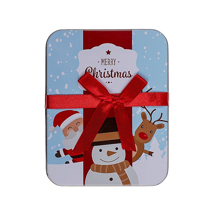 BLU CUTIUTA CADOU METAL 12*9CM MERRY CHRISTMAS 62/0847 [3]