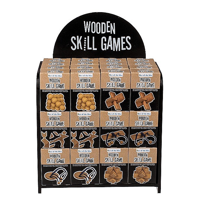 BLU PUZZLE DIN LEMN 4.5*4.5CM JOC DE INDEMANARE 76/6184 [17]