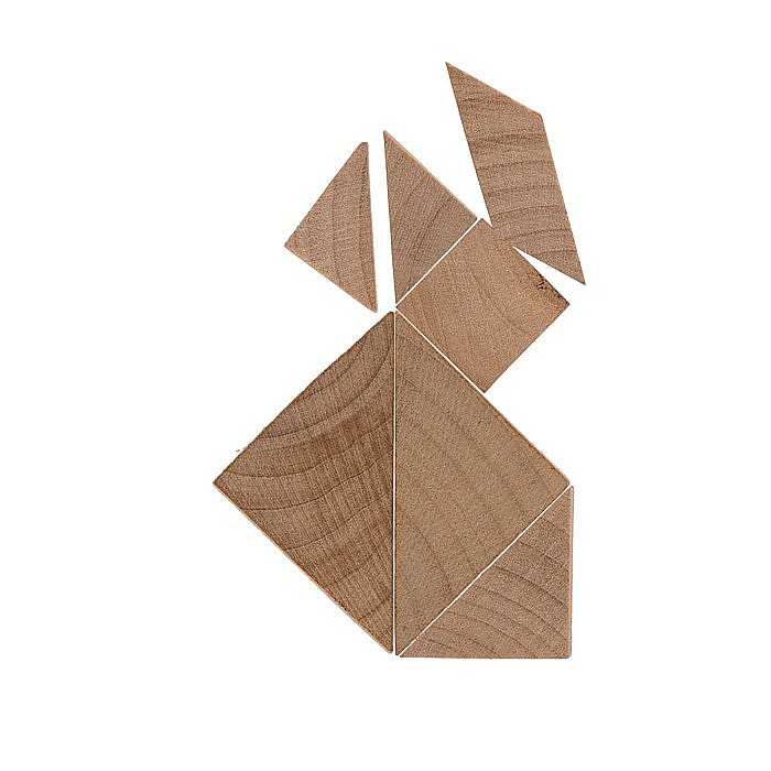 BLU PUZZLE DIN LEMN 4.5*4.5CM JOC DE INDEMANARE 76/6184 [5]