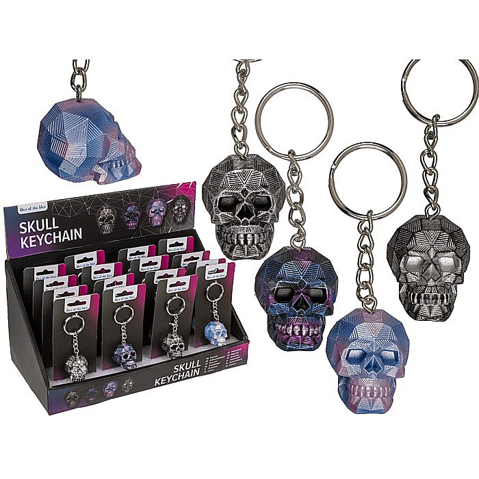 BLU BRELOC METALIC 4*4CM CRANIU 78/5777 [1]