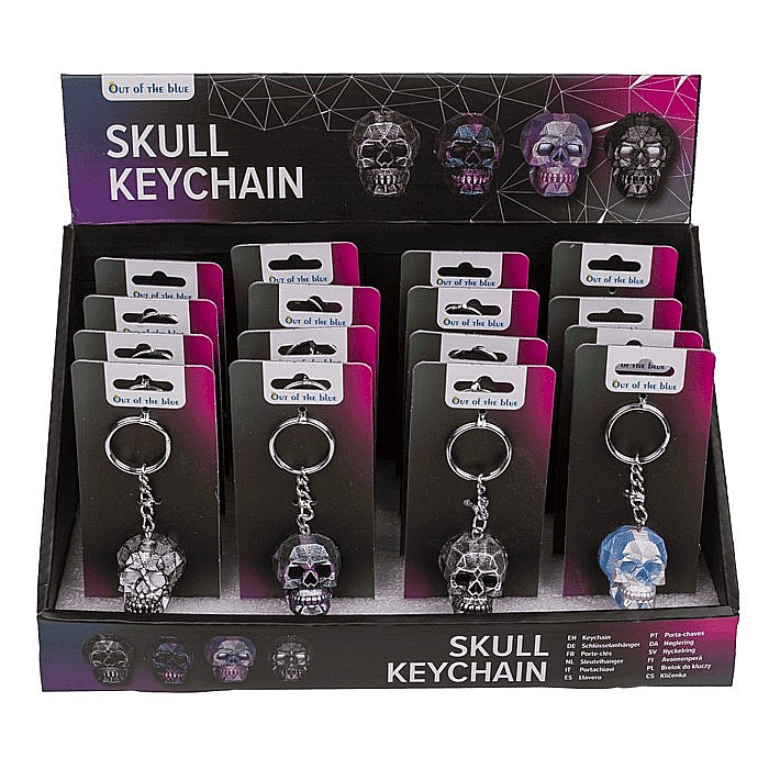 BLU BRELOC METALIC 4*4CM CRANIU 78/5777 [2]