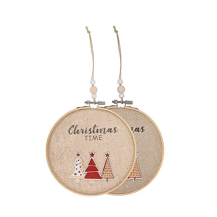 BLU DECORATIUNE SUSPENDATA DIN LEMN 2*17*2CM CHRISTMAS TIME 960433 [2]