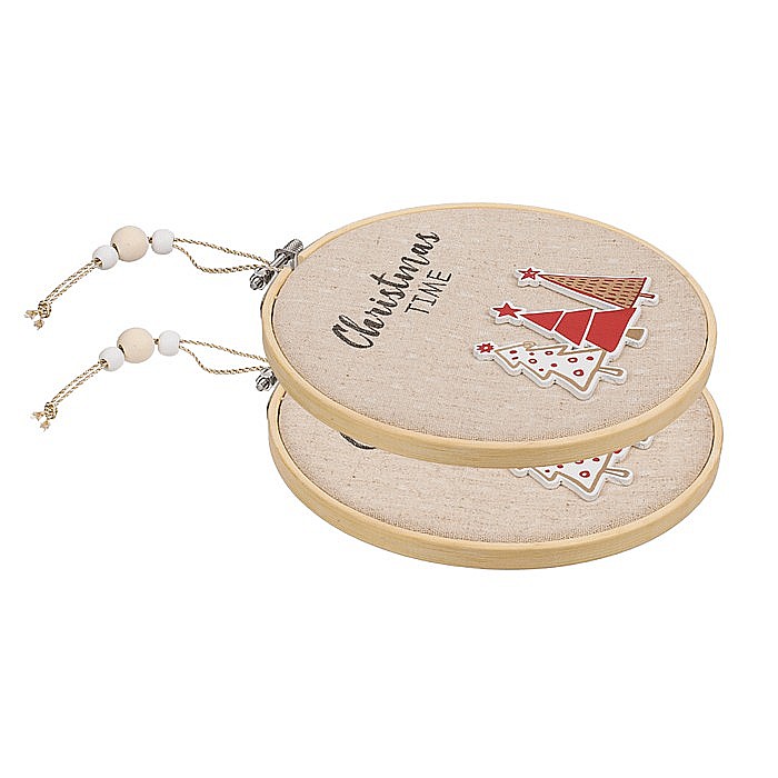 BLU DECORATIUNE SUSPENDATA DIN LEMN 2*17*2CM CHRISTMAS TIME 960433 [6]