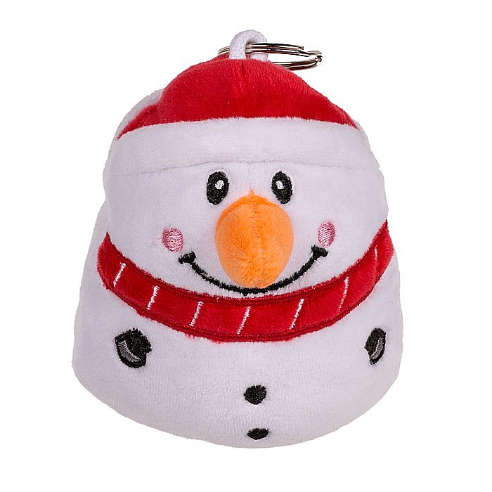 BLU BRELOC CHEI DIN PLUSH 9CM REVERSIBIL MOS CRACIUN/OM DE ZAPADA 99/6700 [6]